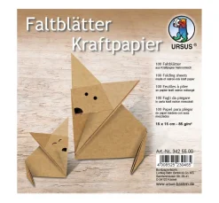 URSUS Origami & Papier Falten|Falt- & Origamipapier>Faltblätter "Kraftpapier"