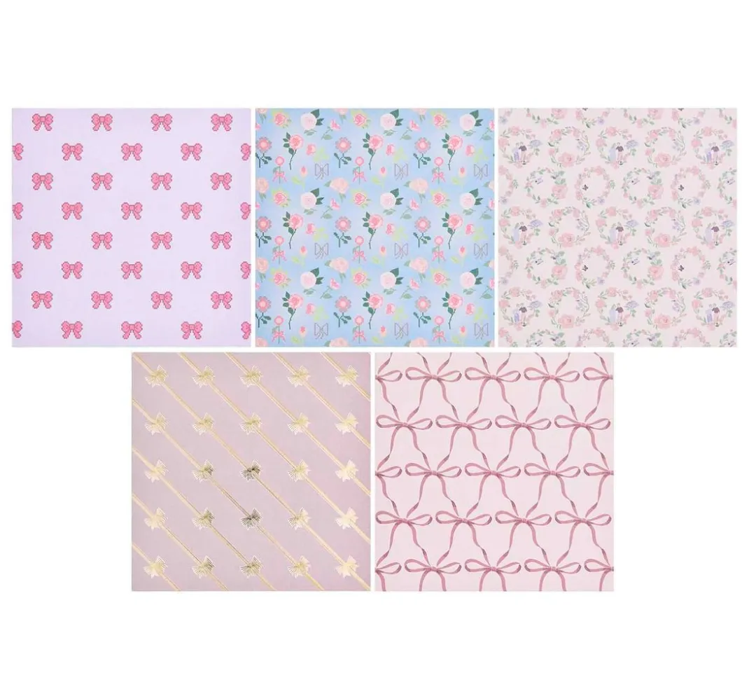 Rico Design Origami & Papier Falten|Falt- & Origamipapier>Faltblätter "La Vie En Rose"