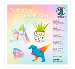 URSUS Origami & Papier Falten|Falt- & Origamipapier>Faltblätter "Rainbow Collection"