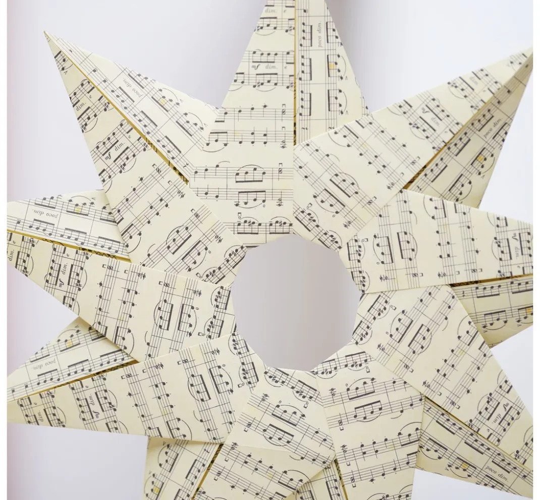 MarpaJansen Origami & Papier Falten|Falt- & Origamipapier>Faltblätter "Text und Noten"
