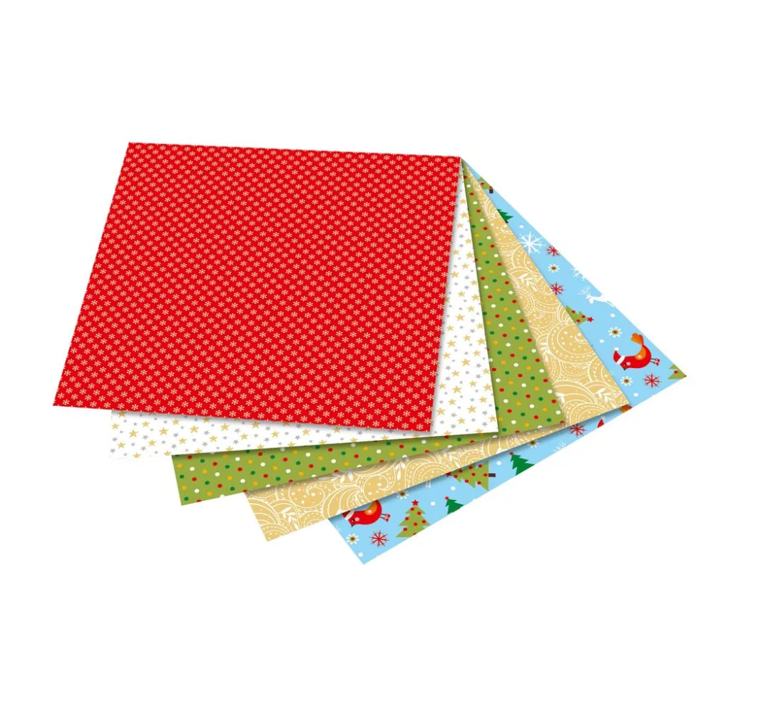 folia Falt- & Origamipapier|Origami & Papier Falten>Faltblätter "Weihnachten", gemustert