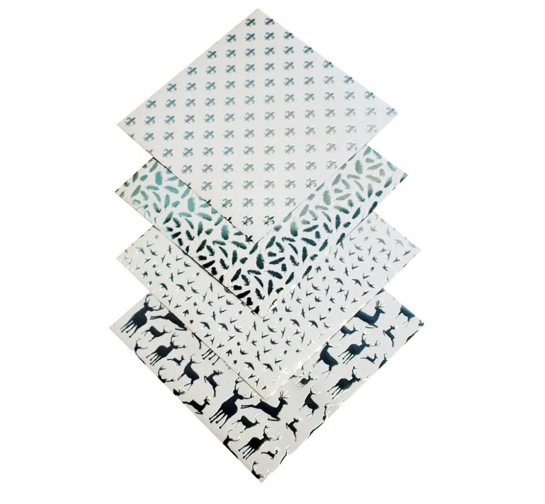 Gebrüder Bertels Falt- & Origamipapier|Origami & Papier Falten>Faltpapier "Silver X-Mas"