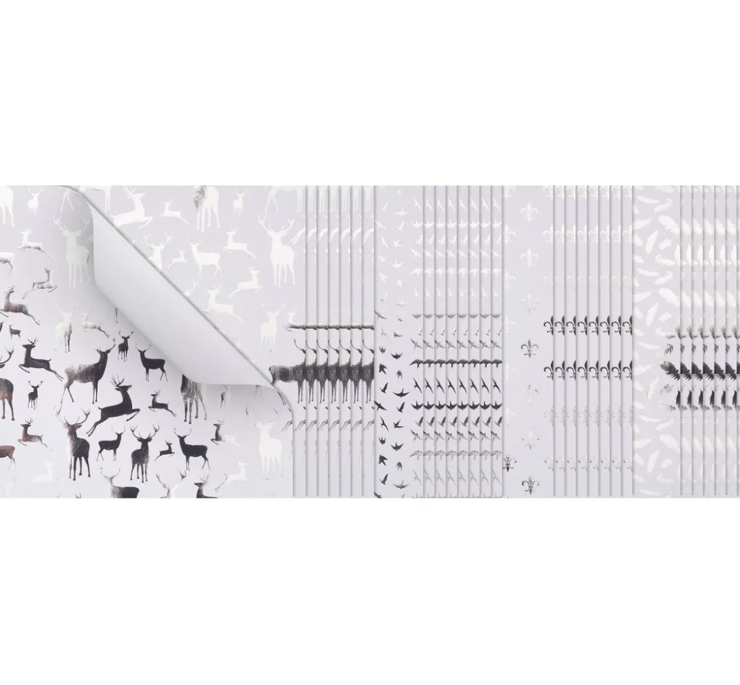 Gebrüder Bertels Falt- & Origamipapier|Origami & Papier Falten>Faltpapier "Silver X-Mas"