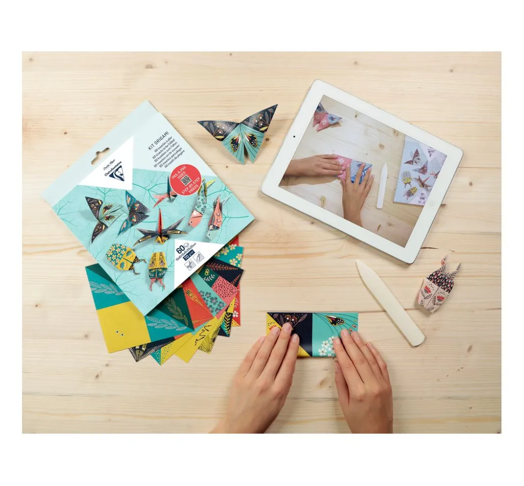 Clairefontaine Origami & Papier Falten|Falt- & Origamipapier>Faltpapier-Sortiment "Insekten"
