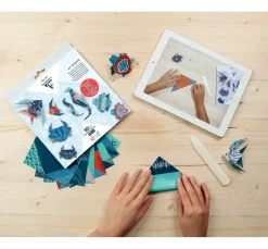 Clairefontaine Origami & Papier Falten|Falt- & Origamipapier>Faltpapier-Sortiment "Meerestiere"