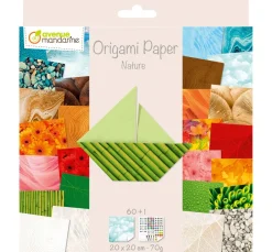 My Mandarine Origami & Papier Falten|Falt- & Origamipapier>Faltpapier-Sortiment "Nature"