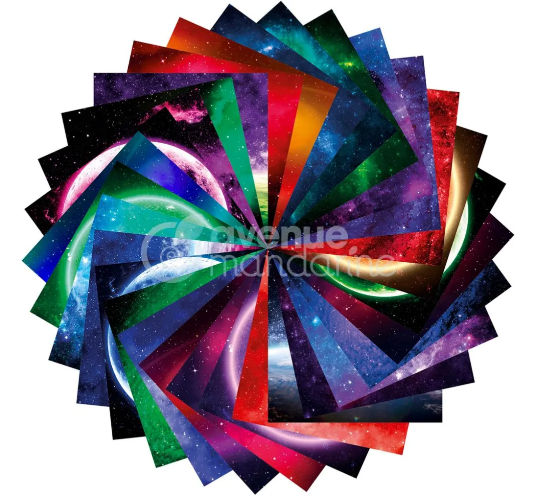 Kinder My Mandarine Papier|Origami & Papier Falten>Faltpapier-Sortiment "Space"