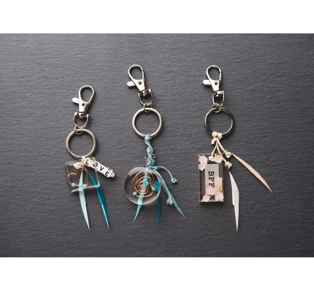 Rico Design Anhänger & Charms>Federn mit Öse