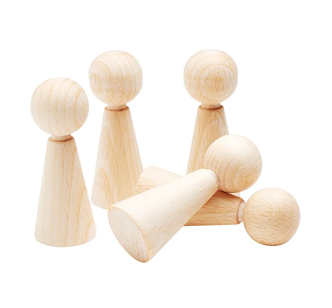 Kinder VBS Marionetten & Figuren|Holz, Mdf & Pappmaché>Figurenkegel