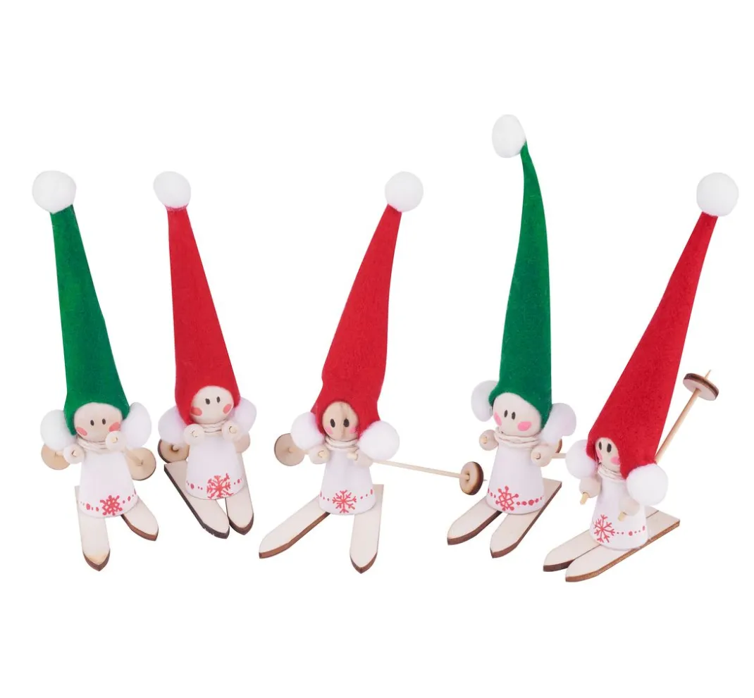 Kinder VBS Marionetten & Figuren|Holz, Mdf & Pappmaché>Figurenkegel, 5 Stück