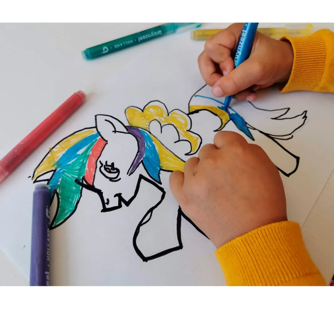 Kinder Bruynzeel Weitere Geschenkideen Für Kinder|Malen & Zeichnen>Filzstifte "Glitter", 6tlg.