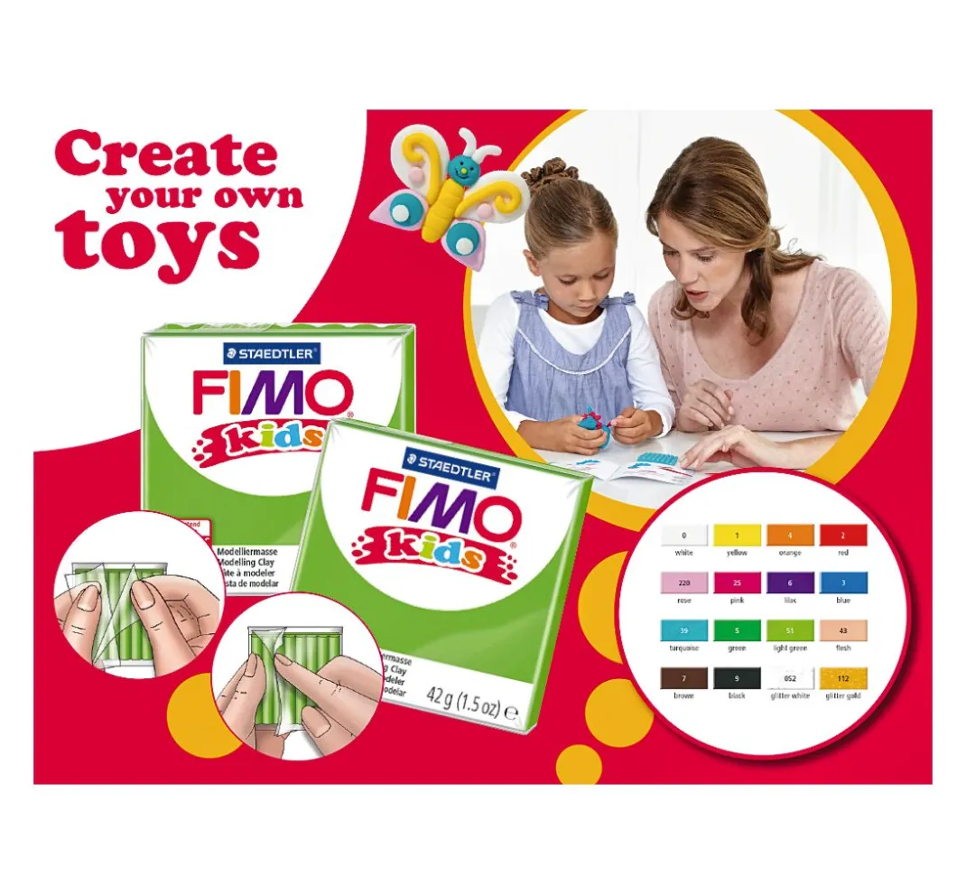 Kinder FIMO Modelliermasse|Modellieren>kids