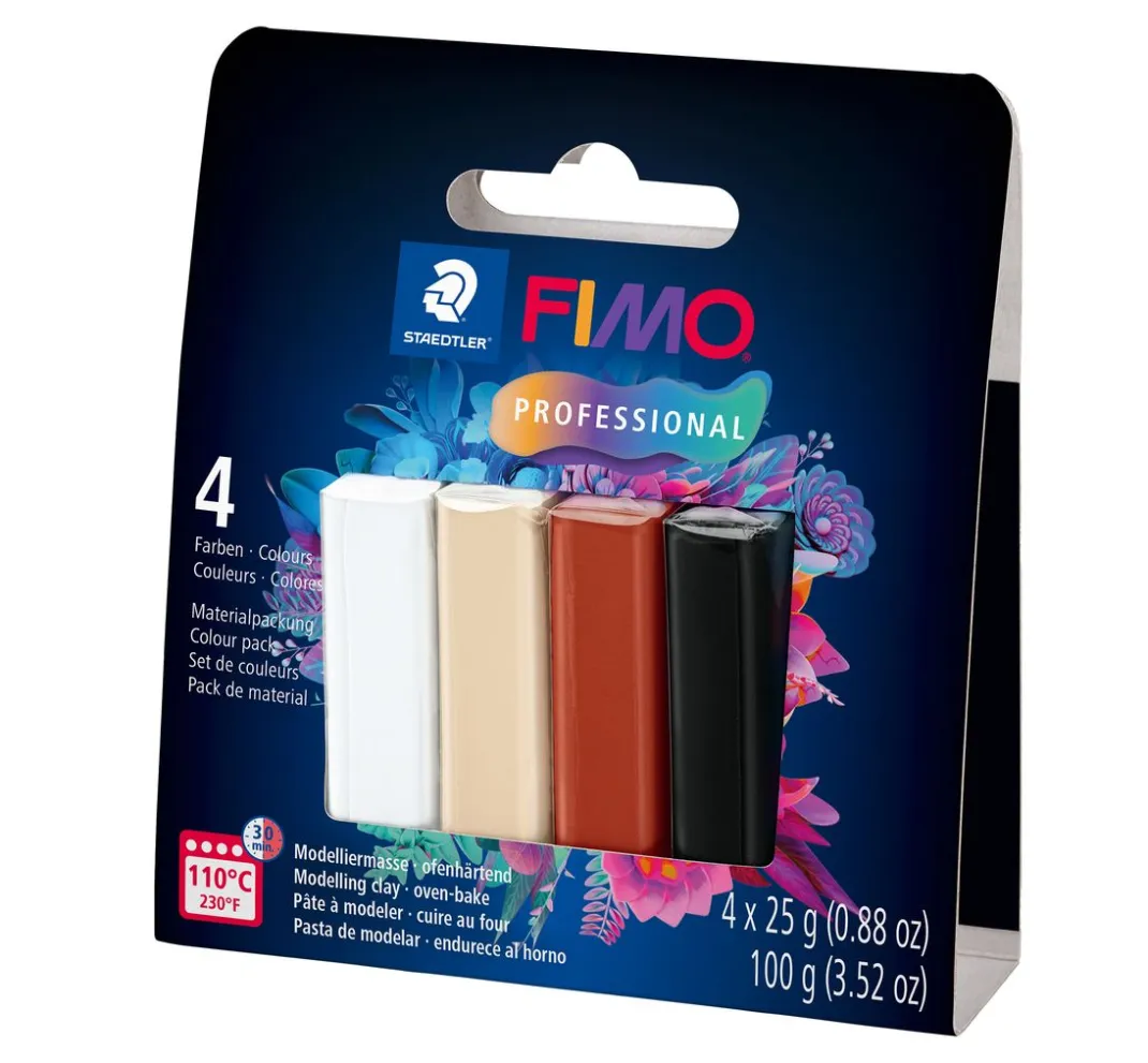 FIMO Sets|Modellieren>Professional Materialpackung, 4 Farben