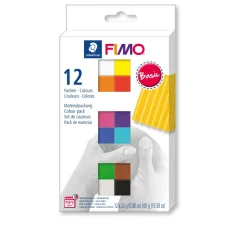 Kinder FIMO Modelliermasse|Modellieren>soft Materialpackung "Basic Colours"