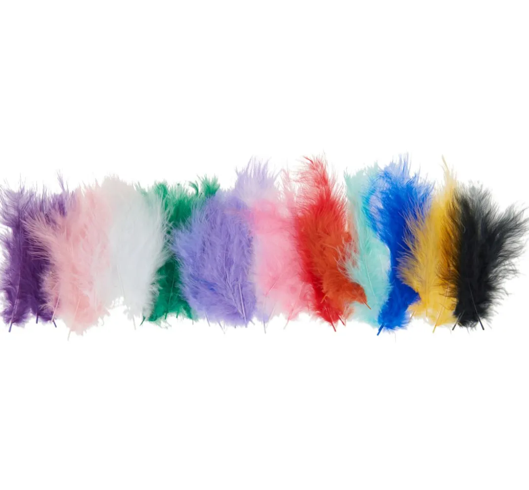 Kinder Rayher Federn|Naturmaterialien>Flauschfedern-Mix