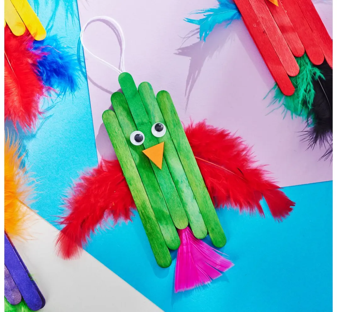 Kinder URSUS Federn|Federn>Flauschfedern-Mix "Intensive Farben"