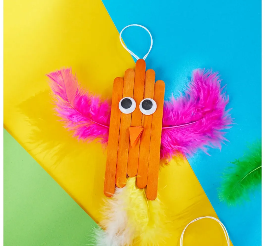 Kinder URSUS Federn|Federn>Flauschfedern-Mix "Intensive Farben"