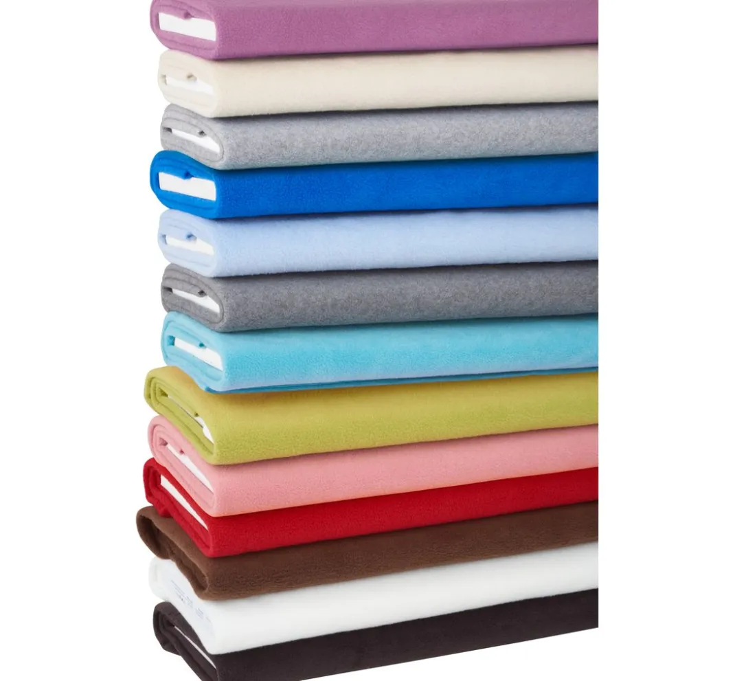 VBS Marktplatz Stoff Meterware|Fleecestoff>Fleece-Stoff "Antipeeling", Uni