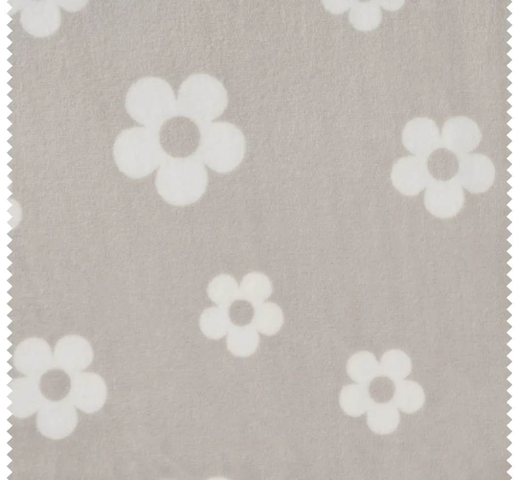 VBS Marktplatz Fleecestoff|Stoff Meterware>Fleece-Stoff "Blumen"