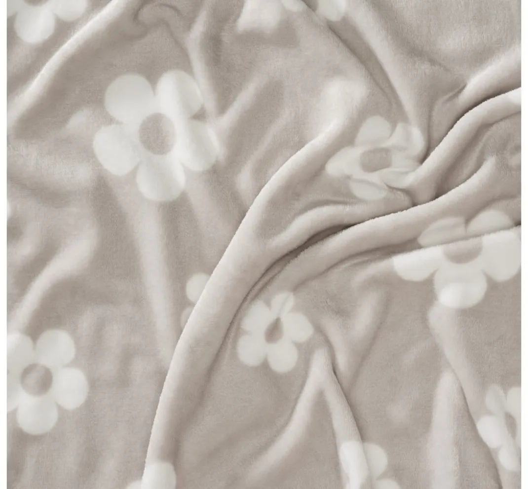 VBS Marktplatz Fleecestoff|Stoff Meterware>Fleece-Stoff "Blumen"