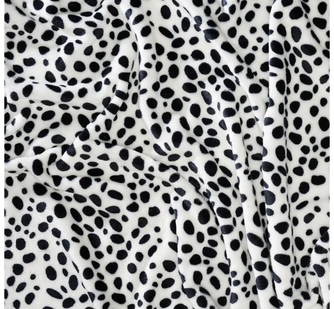 VBS Marktplatz Fleecestoff|Stoff Meterware>Fleece-Stoff "Dalmatiner"