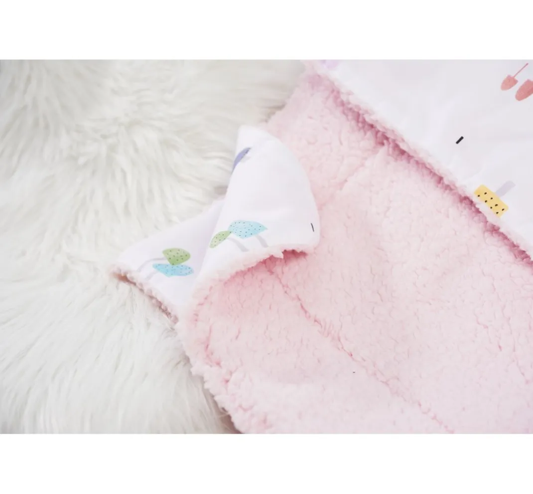 VBS Marktplatz Fleecestoff|Stoff Meterware>Fleece-Stoff "Lamm Rosé"