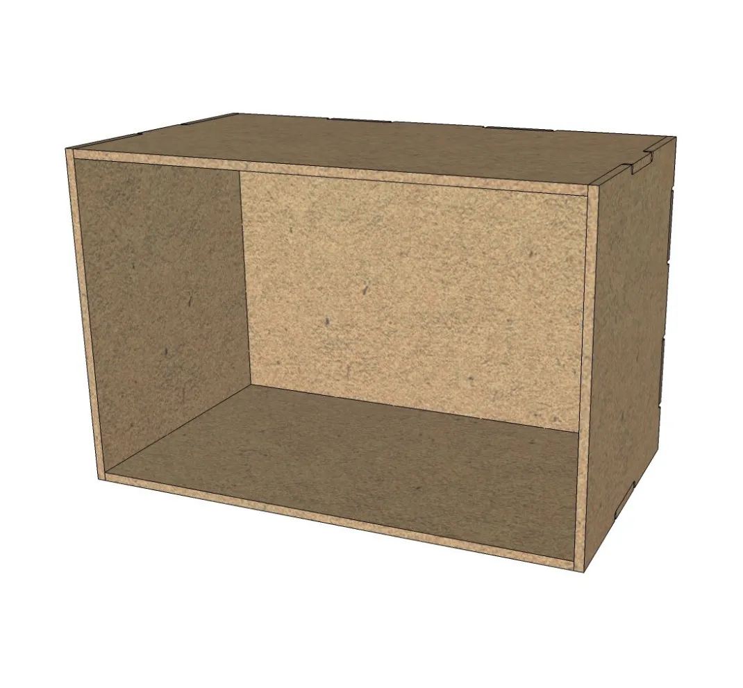 Pronty Crafts Holz, Mdf & Pappmaché>Flexio "Box", 5-teilig, MDF-Holz