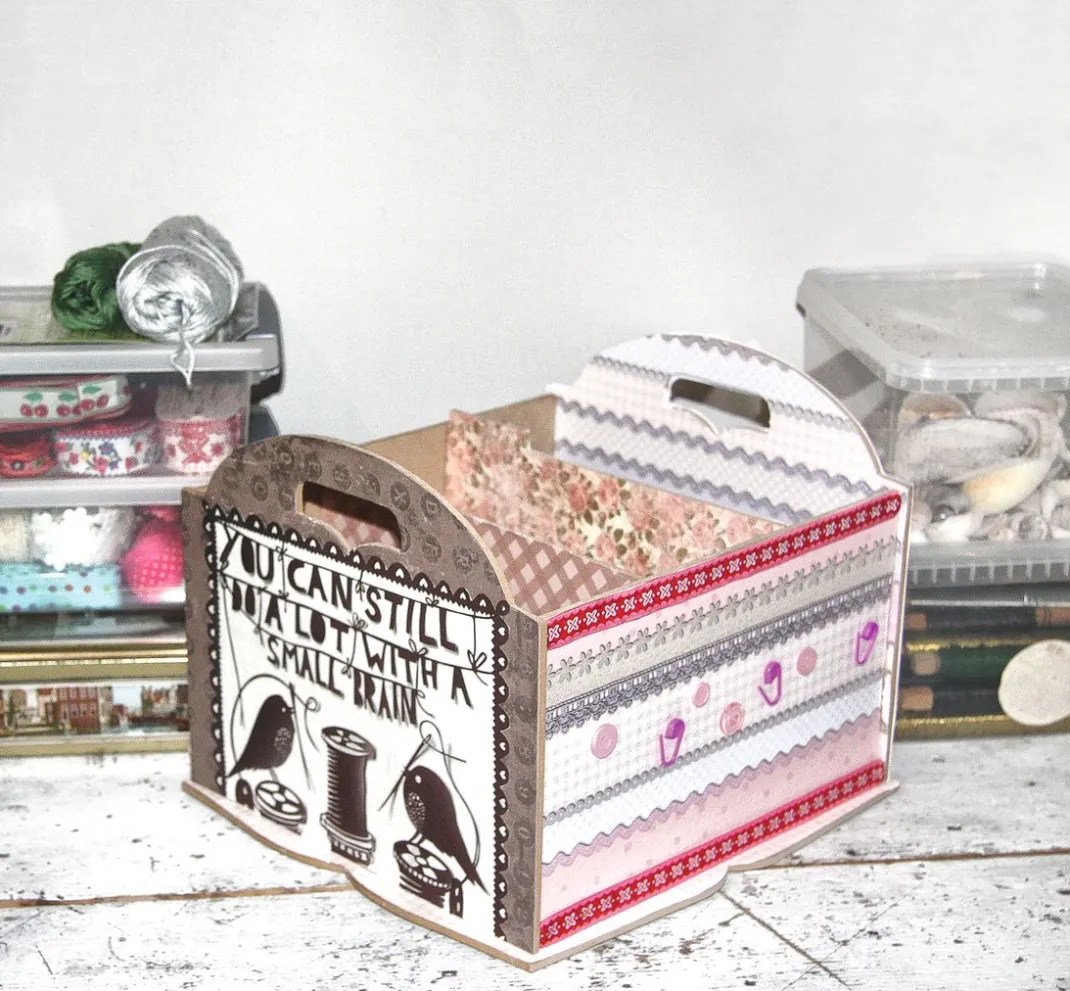 Pronty Crafts Holz, Mdf & Pappmaché|Serviettentechnik>Flexio "Organizer - Paper Storage"