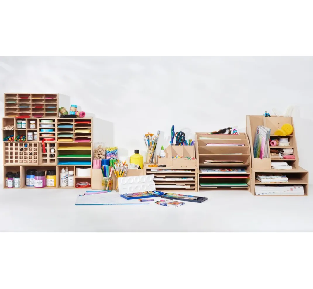 Pronty Crafts Holz, Mdf & Pappmaché>Flexio "Stempelkissen-Box", 10 Fächer