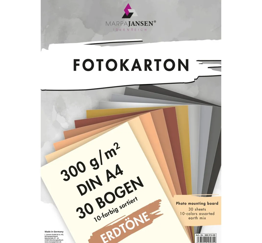 Kinder MarpaJansen Papier|Tonpapier & Fotokarton>Fotokarton-Sortierung "Erdtöne"