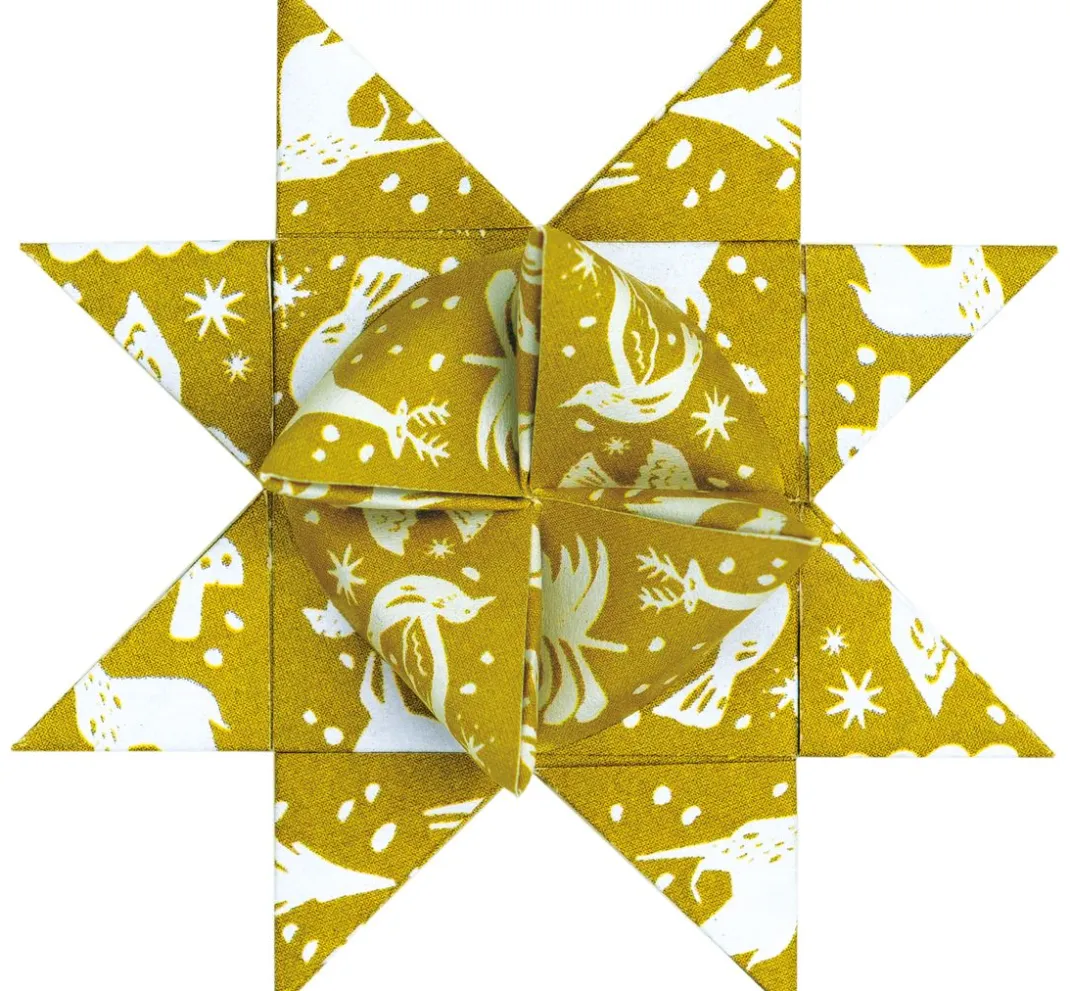Rico Design Origami & Papier Falten|Papierstreifen>Fröbelsterne "Nostalgic Christmas"