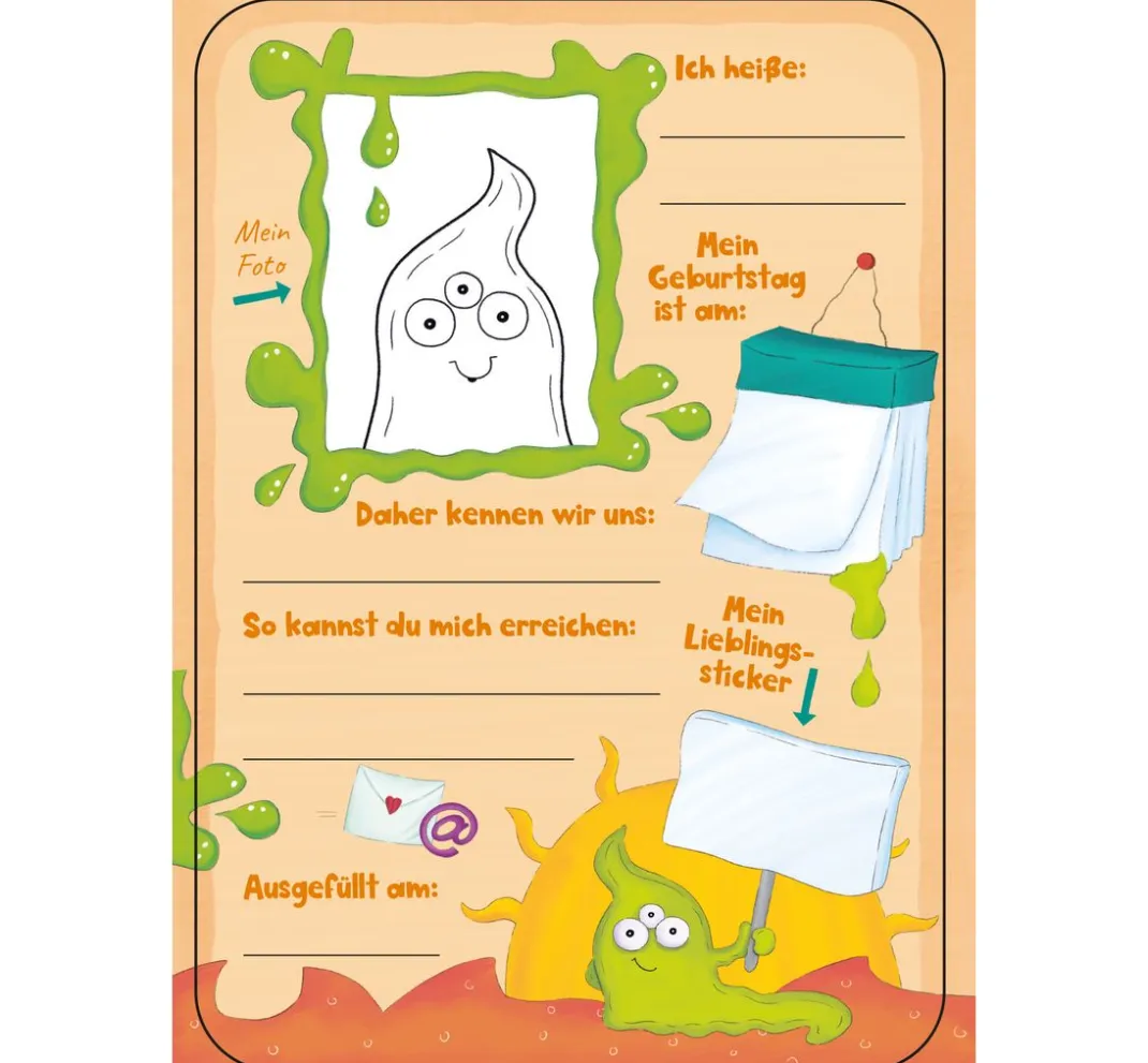 Kinder Topp Kinderbücher>Freundebuch "Meine monstermäßigen Freunde"