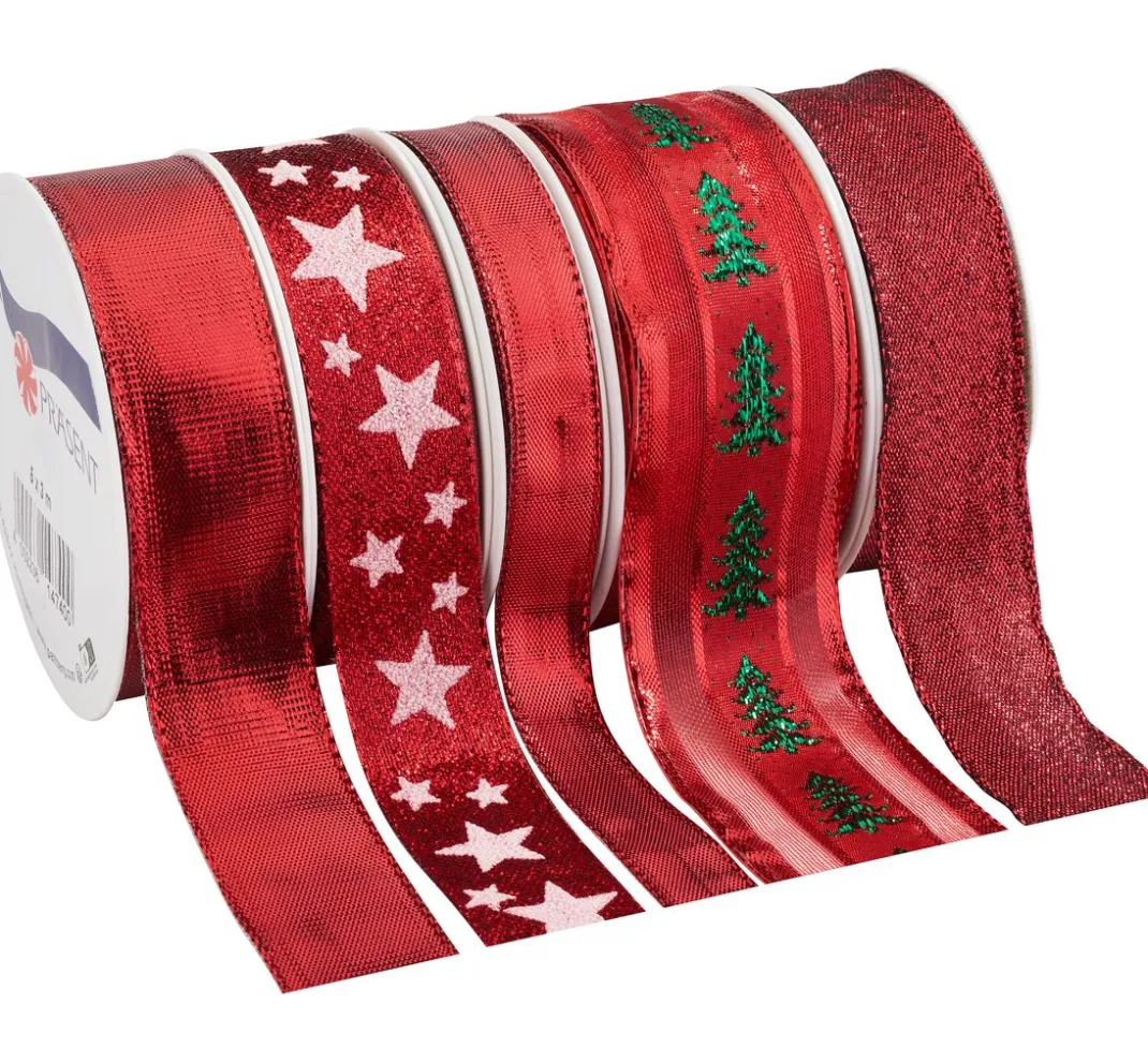 PRÄSENT Schleifenband|Sets>Geschenkband-Set "Weihnachten"