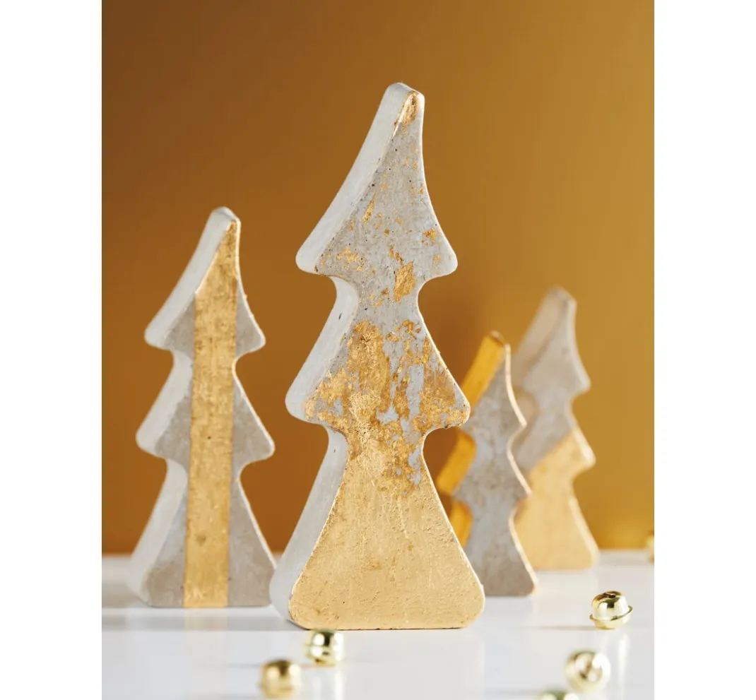 Rayher Gießformen>Gießform "4 Tannenbäume", ca. 8-16 cm