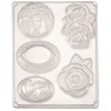 GLOREX Seifen-Design|Gießformen>Gießform "Ornamente"