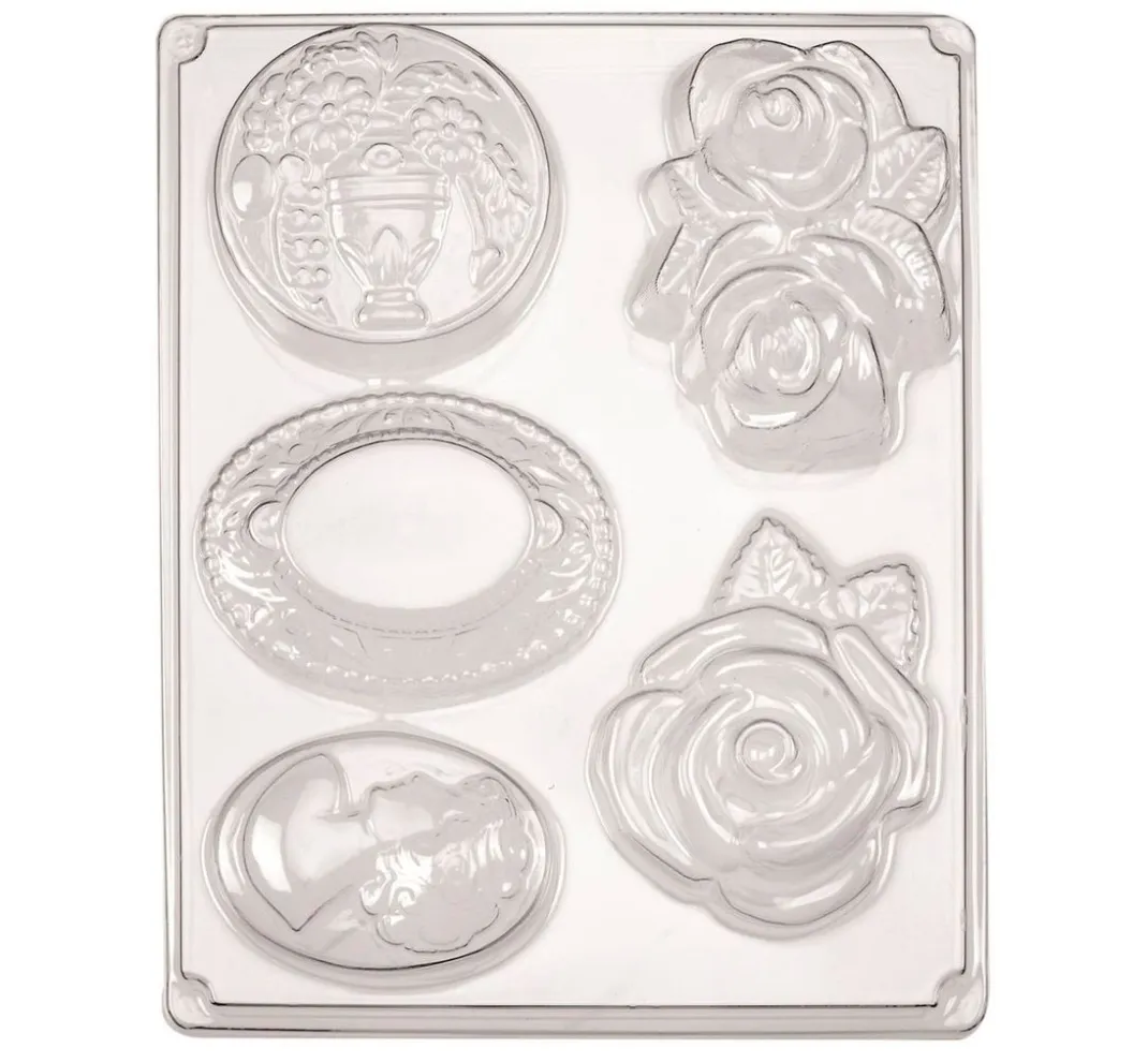 GLOREX Seifen-Design|Gießformen>Gießform "Ornamente"