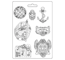 Stamperia Gießformen>Gießform "Songs of the Sea - Over the Sea"