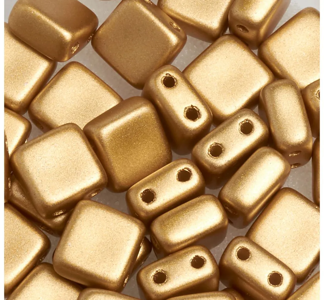 PRACHT Glasperlen|Perlensterne>Glasperle "Quadratisch", 35 Stück