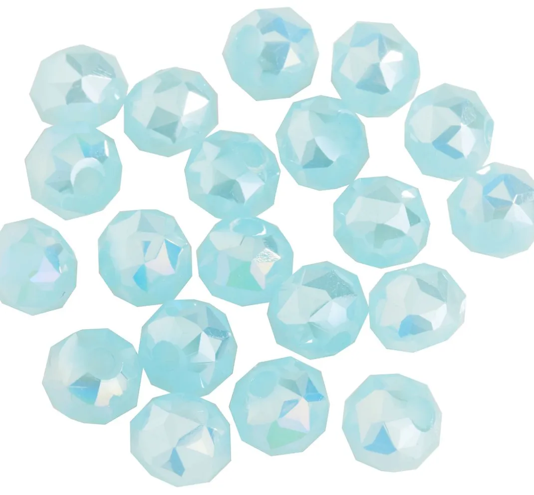 PRACHT Glasperlen>Glasschliffperle Rund, 6 mm