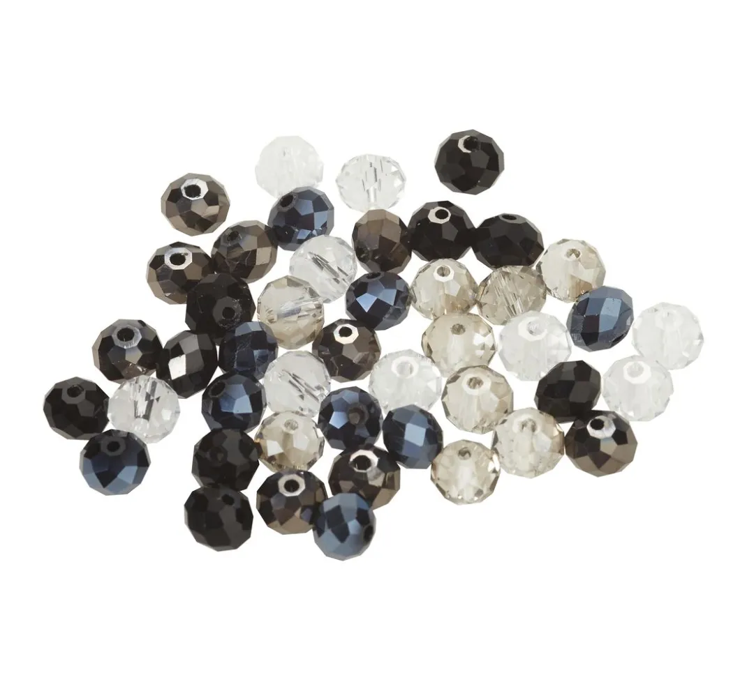 PRACHT Glasperlen|Perlensterne>Glasschliffperlen, 8 mm, 45 Stück