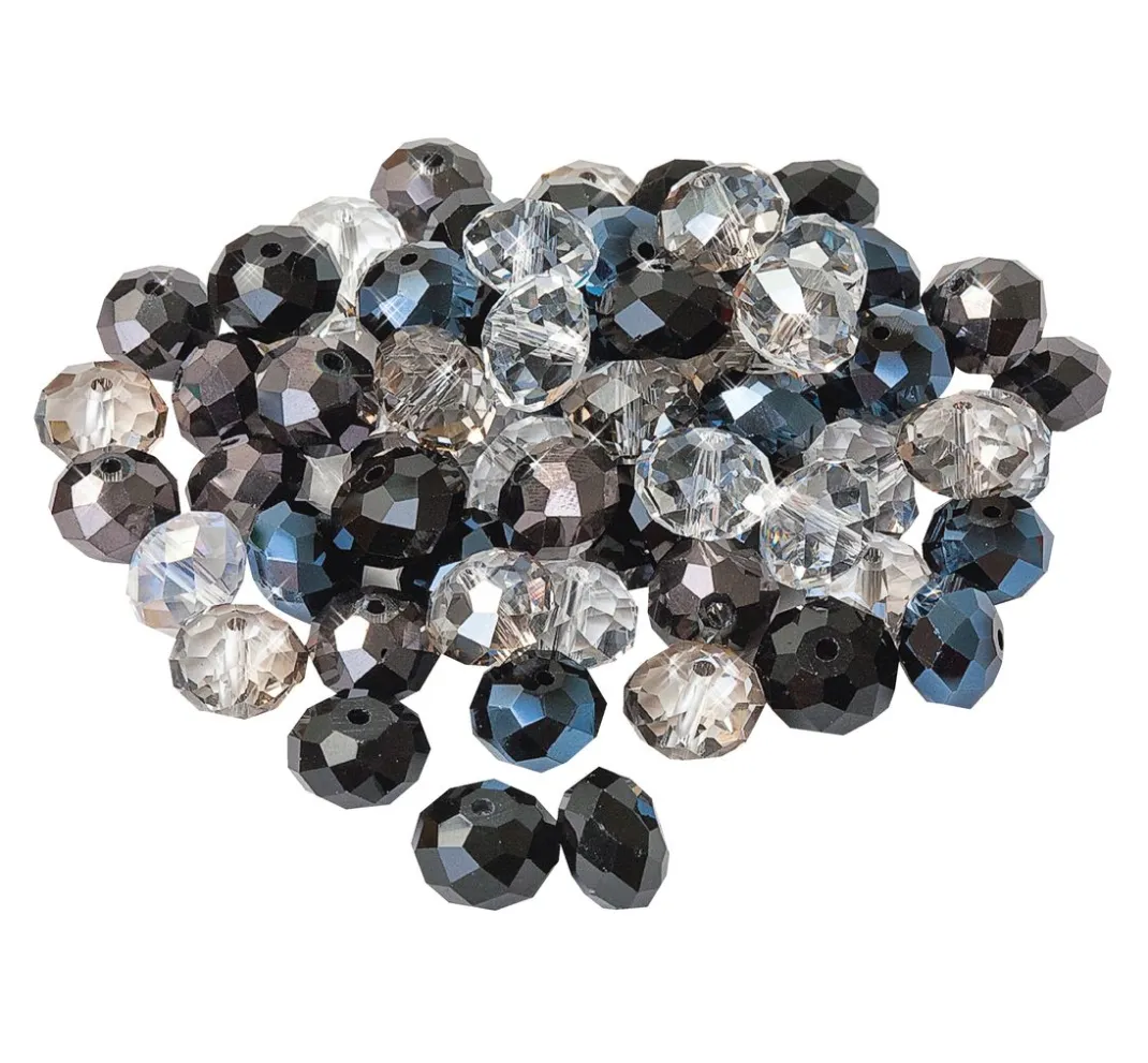 PRACHT Glasperlen|Perlensterne>Glasschliffperlen, 10 mm, 35 Stück