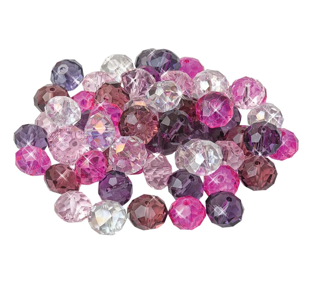 PRACHT Glasperlen|Perlensterne>Glasschliffperlen, 10 mm, 35 Stück