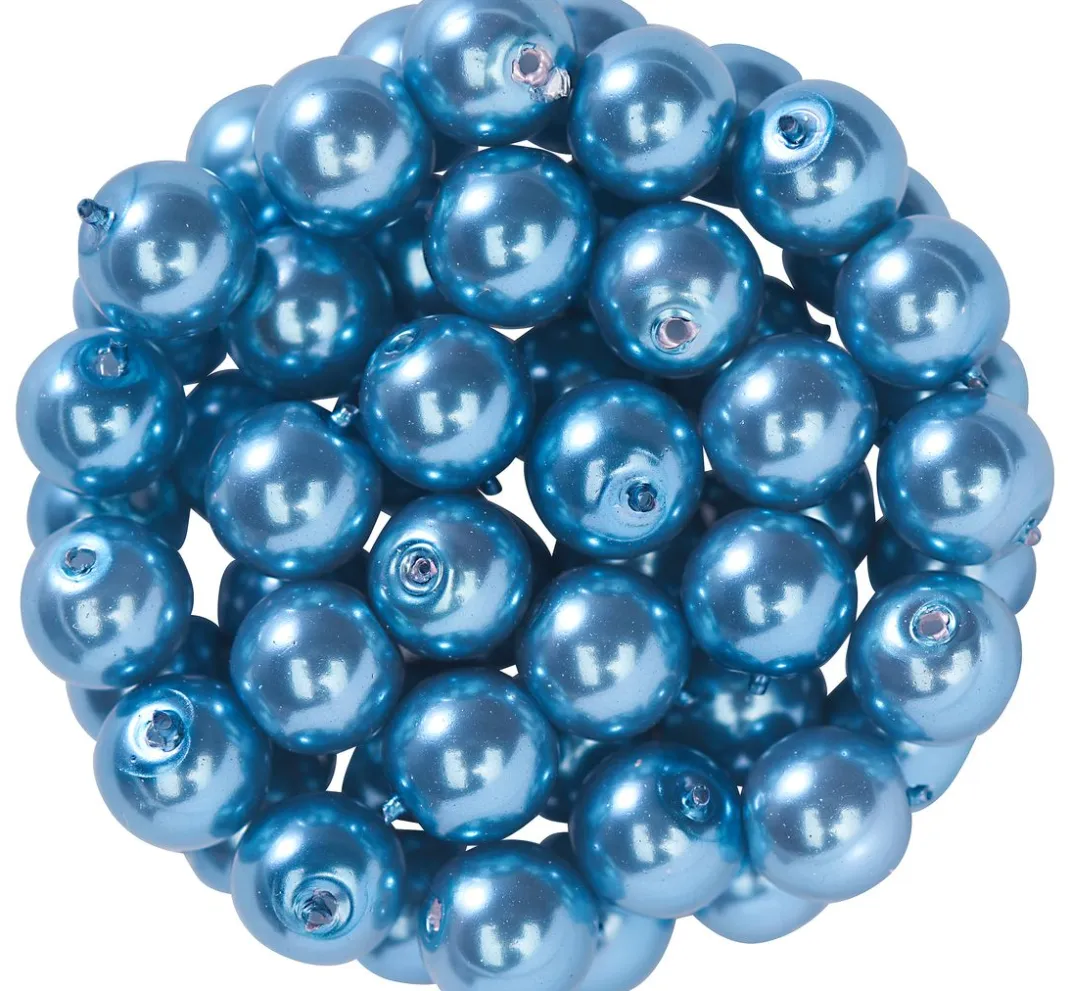 PRACHT Perlensterne|Glasperlen>Glaswachsperlen, Ø 6 mm, 55 Stück