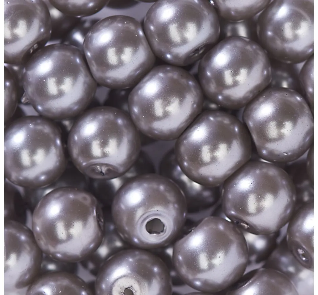 PRACHT Perlensterne|Glasperlen>Glaswachsperlen, Ø 6 mm, 55 Stück