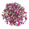 Zauberperle Wachsperlen|Perlenmix>Glaswachsperlen-Mix "Lila-Bunt", 150 g