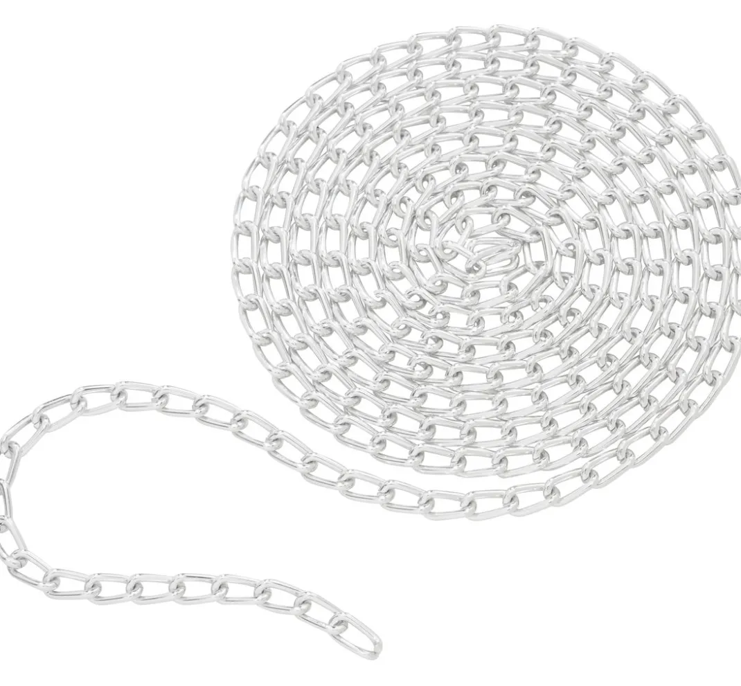 PRACHT Ketten>Gliederkette, 1 m, Aluminium, ca. B 3,5 x H 6 mm