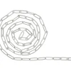 Rayher Ketten>Gliederkette Paperclip geprägt