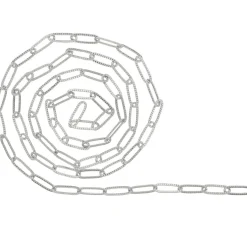 Rayher Ketten>Gliederkette Paperclip geprägt