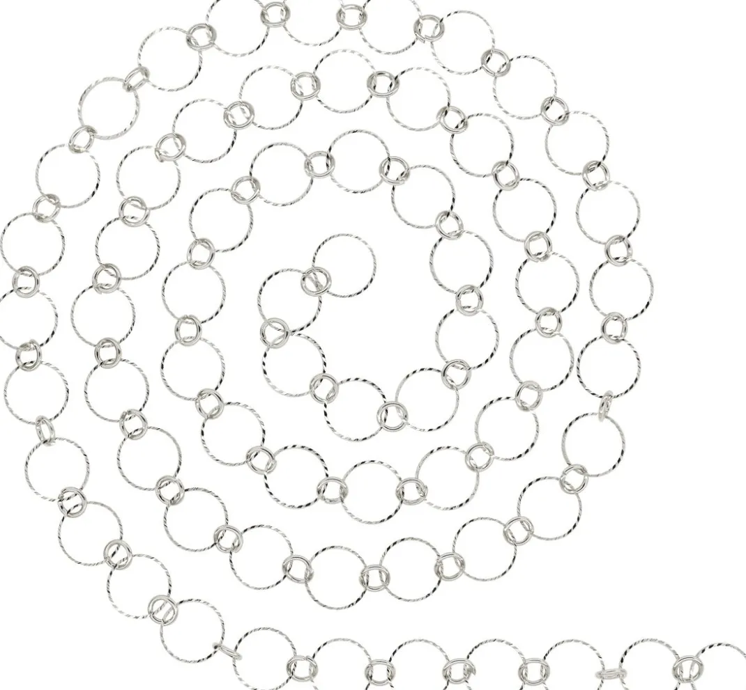 Rayher Ketten>Gliederkette Ringe geprägt