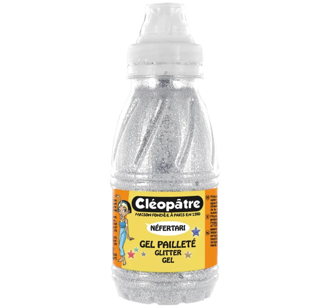 Kinder Cléopâtre Bastelfarbe|Effektfarbe>Glitter- Gel "NÉFERTARI", 250 ml